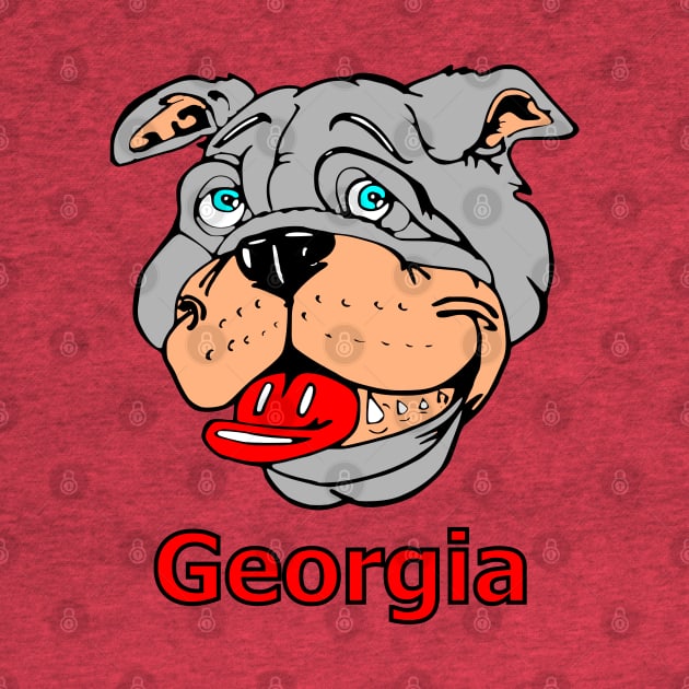 Bulldog Georgia by Bosko Art Designs